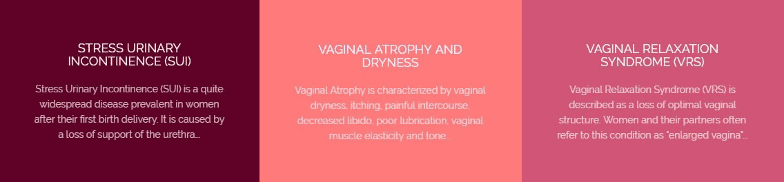 Stress Urinary Incontinence | Vaginal Atrophy | Vaginal Relaxation Syndrome